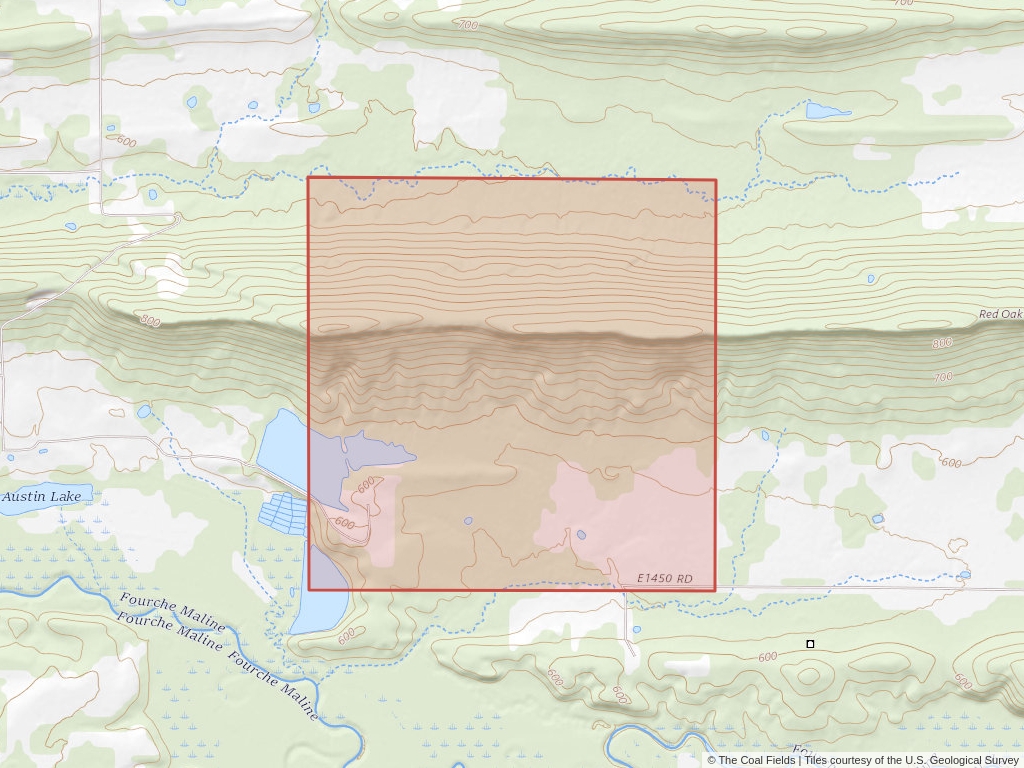 'Bull Hill Coal Surface Qualification' | 50 acres in Le Flore, Okla. | Established in 2004 | Vicars Mike et al. | 'OKNM   113000'