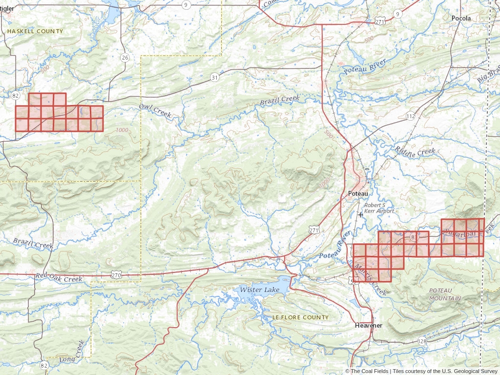 'Arkoma Basin Coal Exploration License' | 23,241 acres in Le Flore, Okla. | Established in 2001 | Vale Exploration USA Incorporated | 'OKNM   126630'