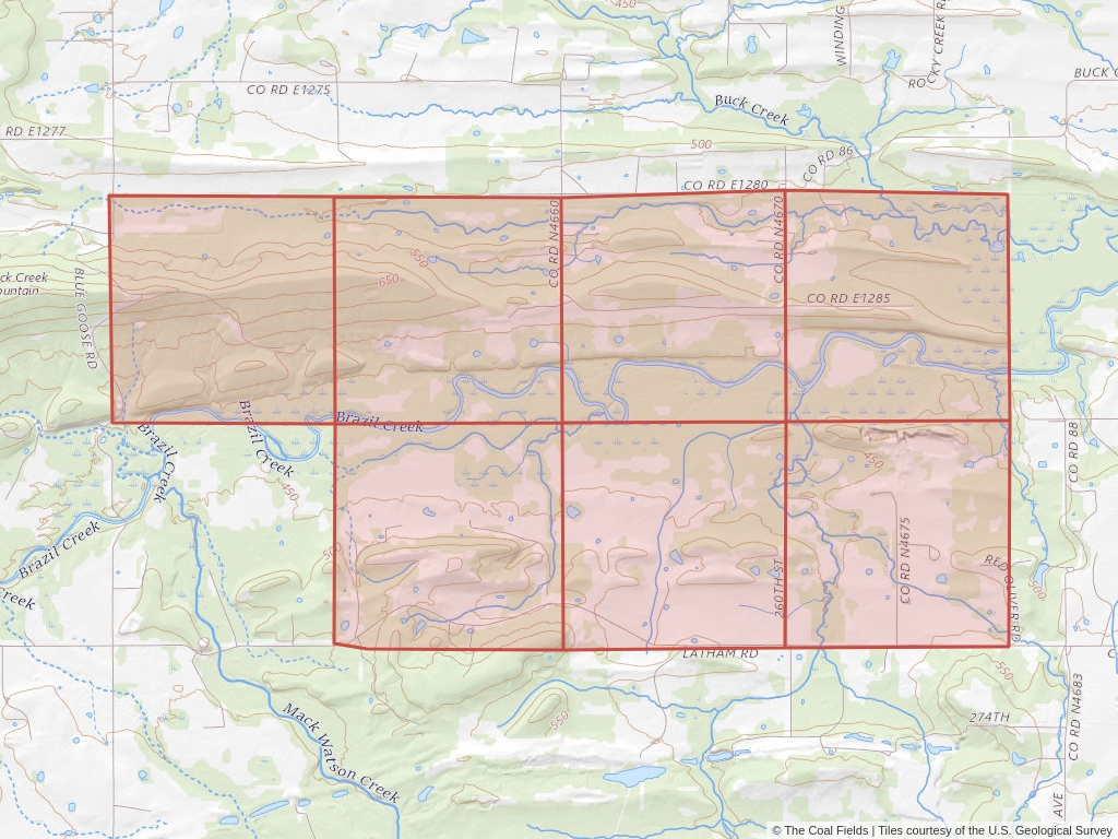 'Arkoma Basin Prefered Coal Lease' | 1,116 acres in Le Flore, Okla. | Established in 1958 | Lone Star Steel Company | 'OKNM  0050405'