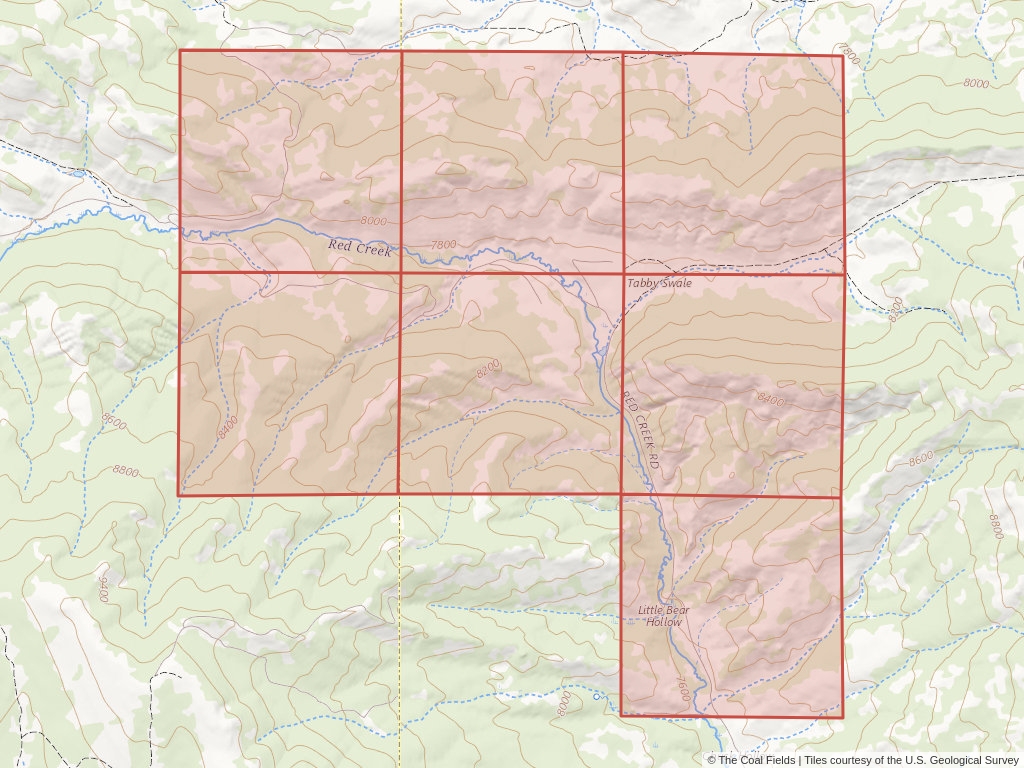 'Uinta Basin Coal Exploration License' | 760 acres in Duchesne, Utah | Established in 1944 | Ina Thorsen Redden | 'UTSL  0064796'