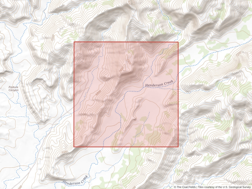 'Kaiparowits Basin Coal Lease' | 80 acres in Garfield, Utah | Established in 1949 | Charles A Denton et al. | 'UTSL  0071561'