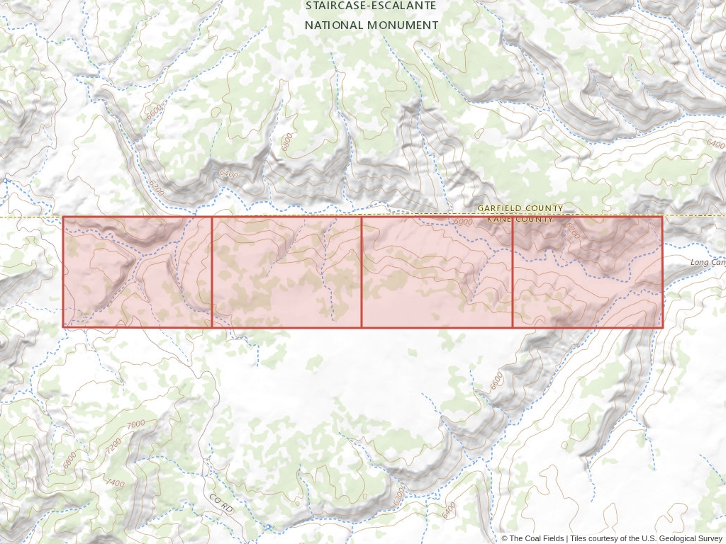 'Kaiparowits Basin Prefered Coal Lease' | 1,883 acres in Kane, Utah | Established in 1966 | Pacificorp | 'UTU    001363'