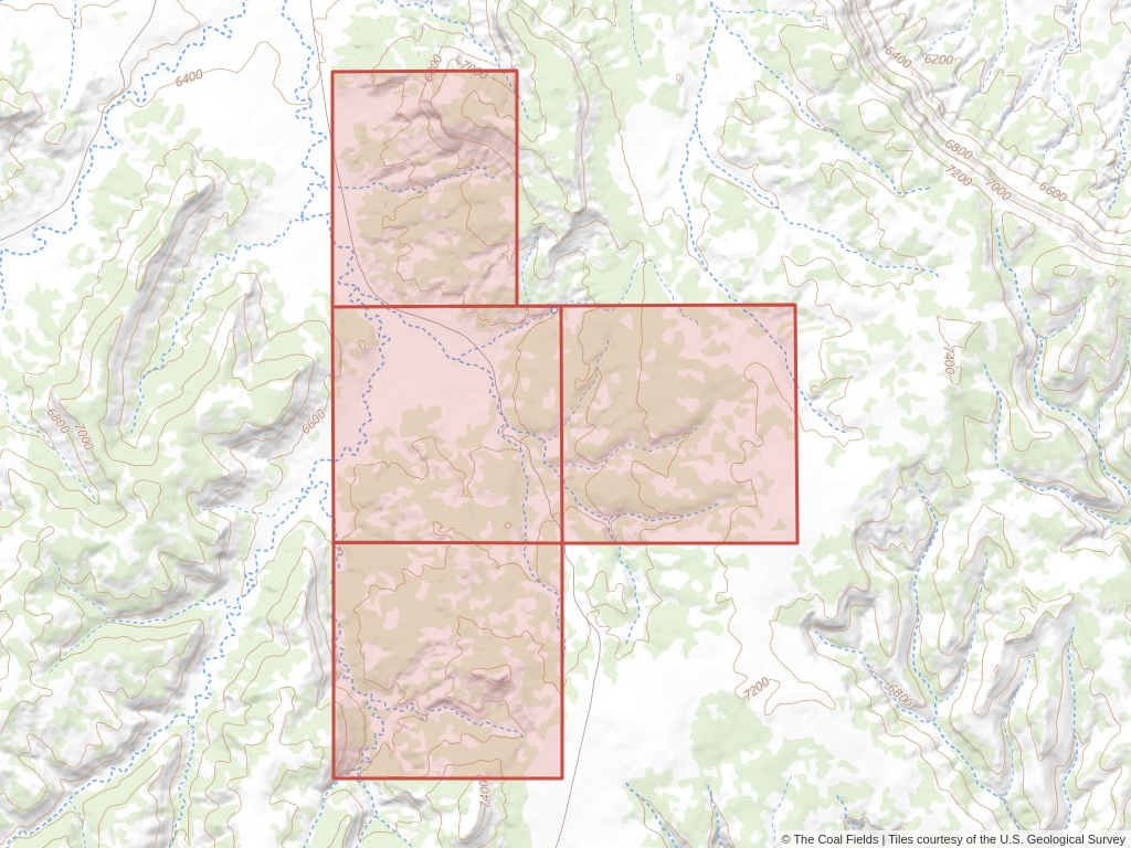 'Kaiparowits Basin Prefered Coal Lease' | 2,306 acres in Garfield, Utah | Established in 1973 | Pacificorp | 'UTU    001375'
