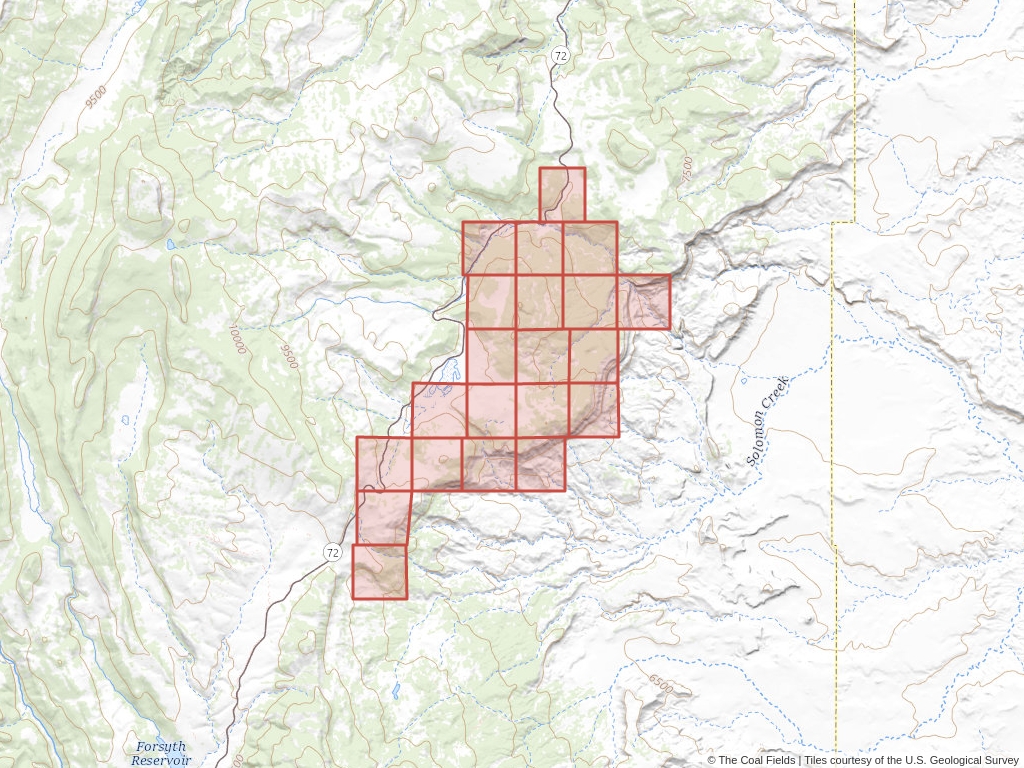 'Uinta Basin Prefered Coal Lease' | 8,824 acres in Emery, Utah | Established in 1968 | Mountain States Resources | 'UTU    005135'