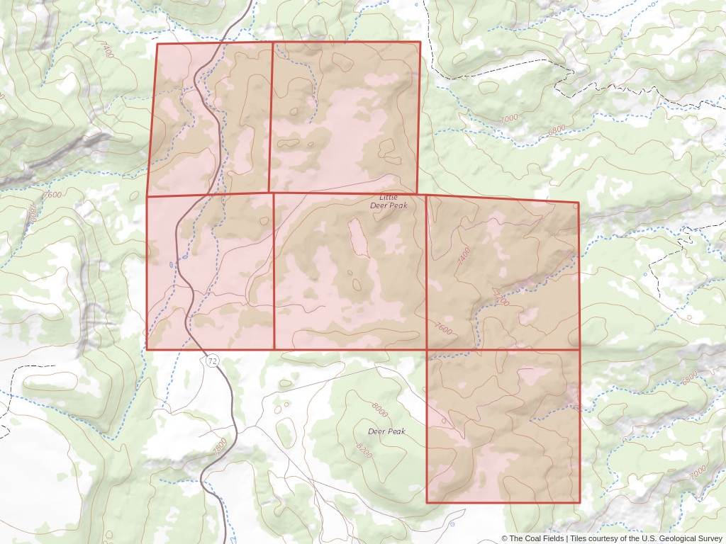 'Uinta Basin Prefered Coal Lease' | 2,563 acres in Emery, Utah | Established in 1968 | Mountain States Resources | 'UTU    005146'