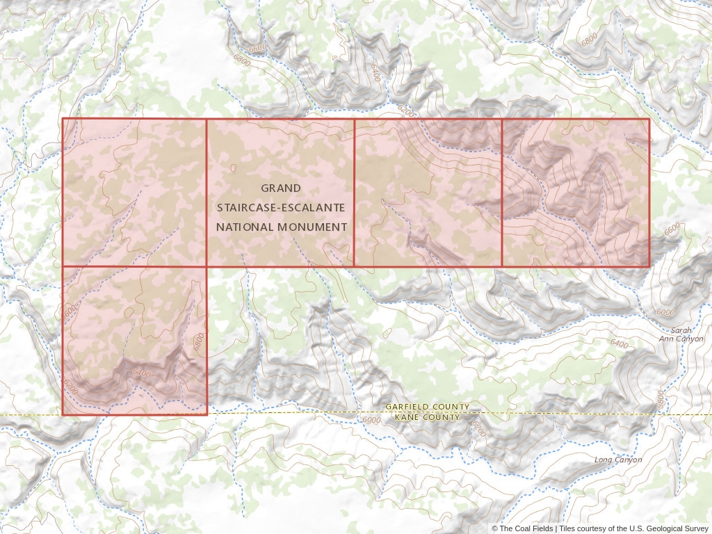 'Kaiparowits Basin Prefered Coal Lease' | 1,440 acres in Kane, Utah | Established in 1968 | Pacificorp | 'UTU    005234'