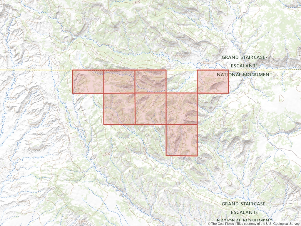 'Kaiparowits Basin Prefered Coal Lease' | 4,454 acres in Kane, Utah | Established in 1968 | Kerr Mcgee Oil And Gas Onshore Lp | 'UTU    005668'