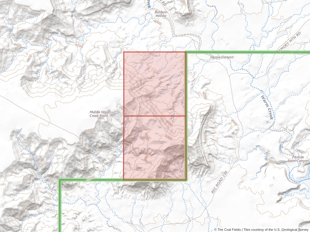 'Kaiparowits Basin Prefered Coal Lease' | 777 acres in Kane, Utah | Established in 1969 | Sorenson Resources et al. | 'UTU    011898'