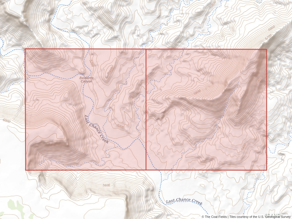 'Kaiparowits Basin Prefered Coal Lease' | 1,280 acres in Kane, Utah | Established in 1967 | Swanton Energy Resources | 'UTU    024427'