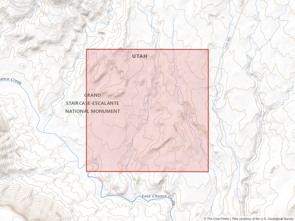 'Kaiparowits Basin Prefered Coal Lease' | 640 acres in Kane, Utah | Established in 1965 | Swanton Energy Resources | 'UTU    027835'