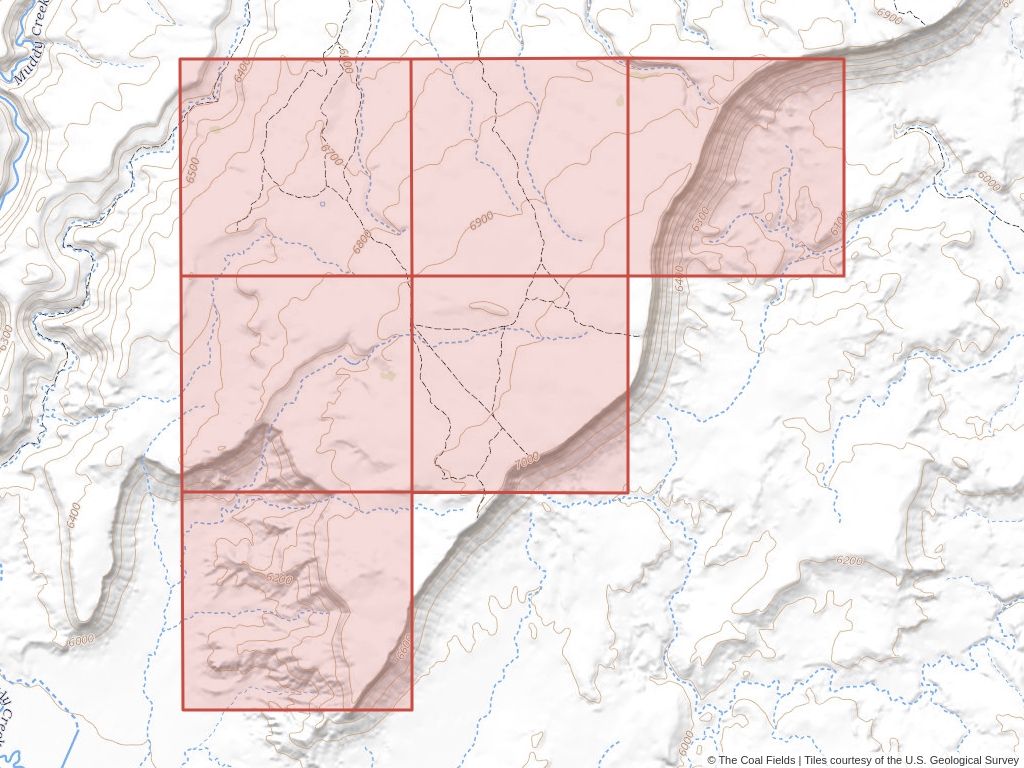 'Uinta Basin Prefered Coal Lease' | 3,642 acres in Emery, Utah | Established in 1975 | D C Anderson | 'UTU    030332'