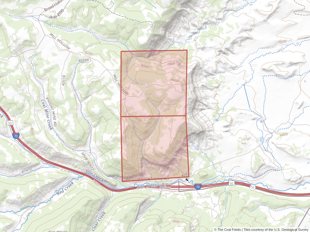 'Uinta Basin Coal Exploration License' | 680 acres in Sevier, Utah | Established in 1980 | Coal Search Corporation | 'UTU    045918'