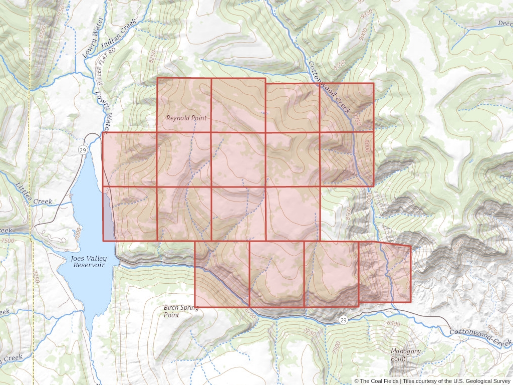 'Uinta Basin Coal Exploration License' | 6,951 acres in Emery, Utah | Established in 1983 | WK Minerals Inc. | 'UTU    052831'