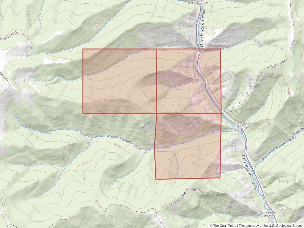 'Uinta Basin Coal Bypass' | 256 acres in Emery, Utah | Established in 1984 | Intermountain Power Agency | 'UTU    054762'