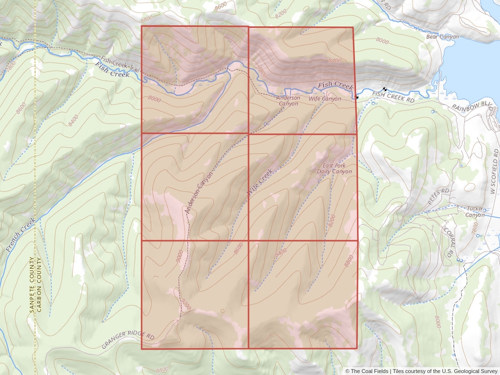 'Uinta Basin Coal Exploration License' | 2,864 acres in Utah, Utah | Established in 1990 | Consolidation Coal | 'UTU    067450'