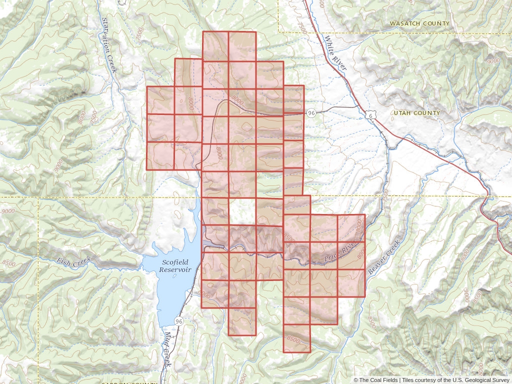 'Uinta Basin Coal Exploration License' | 27,100 acres in Utah, Utah | Established in 1997 | Beaver Brook Coal LLC | 'UTU    076558'
