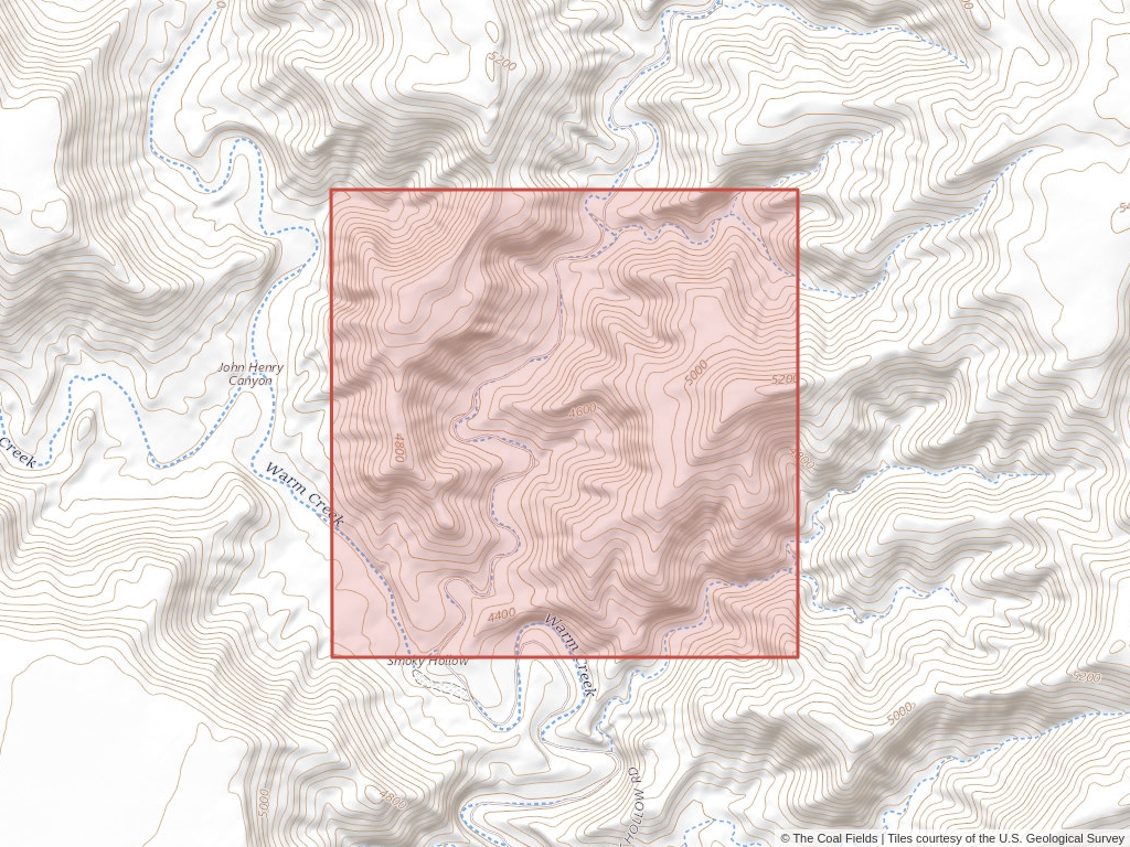 'Kaiparowits Basin Coal Lease Exchange' | 640 acres in Kane, Utah | Established in 1962 | Amca Coal Leasing | 'UTU    078148'