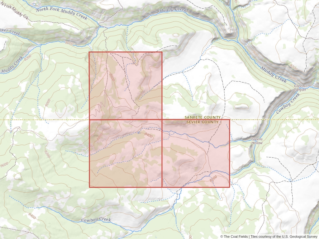 'Uinta Basin Coal Exploration License' | 840 acres in Emery, Utah | Established in 2005 | Canyon Fuel Co. | 'UTU    082202'
