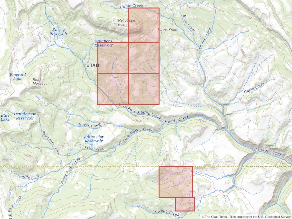 'Uinta Basin Coal Exploration License' | 1,849 acres in Sanpete, Utah | Established in 2005 | Ark Land Company | 'UTU    084198'