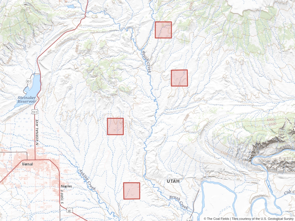'Uinta-Piceance Coal Exploration License' | 160 acres in Uintah, Utah | Established in 2006 | Parallel Petroleum LLC | 'UTU    084713'