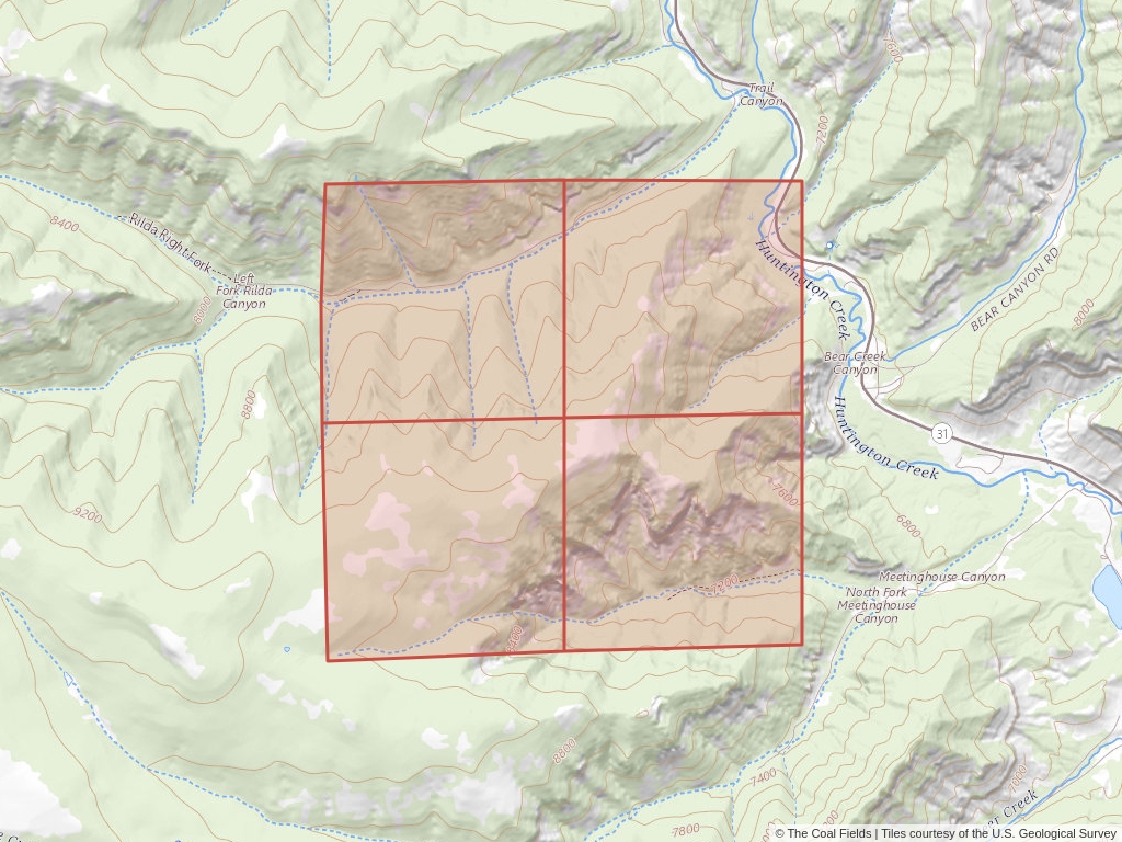 'Uinta Basin Coal Lease' | 1,000 acres in Emery, Utah | Established in 1957 | Pacificorp Interwest Mining Co. | 'UTU   0024319'