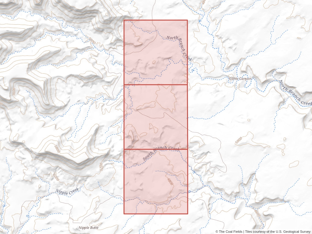 'Kaiparowits Basin Prefered Coal Lease' | 1,891 acres in Kane, Utah | Established in 1962 | Amca Coal Leasing | 'UTU   0092138'