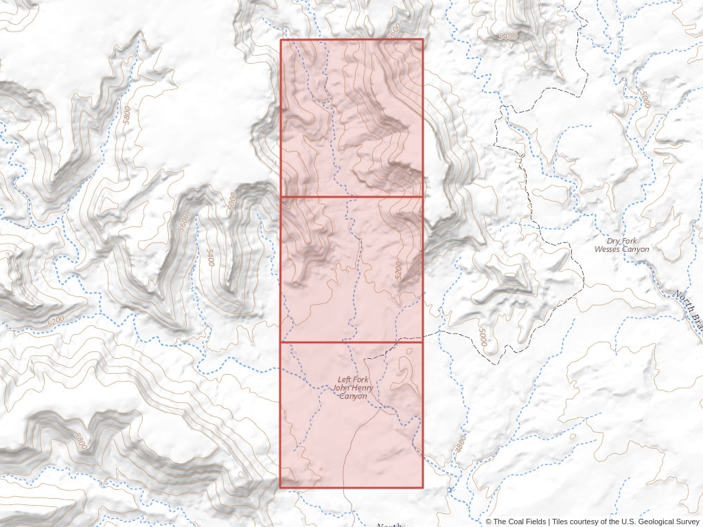 'Smoky Hollow Prefered Coal Lease' | 1,935 acres in Kane, Utah | Established in 1962 | Amca Coal Leasing | 'UTU   0092139'