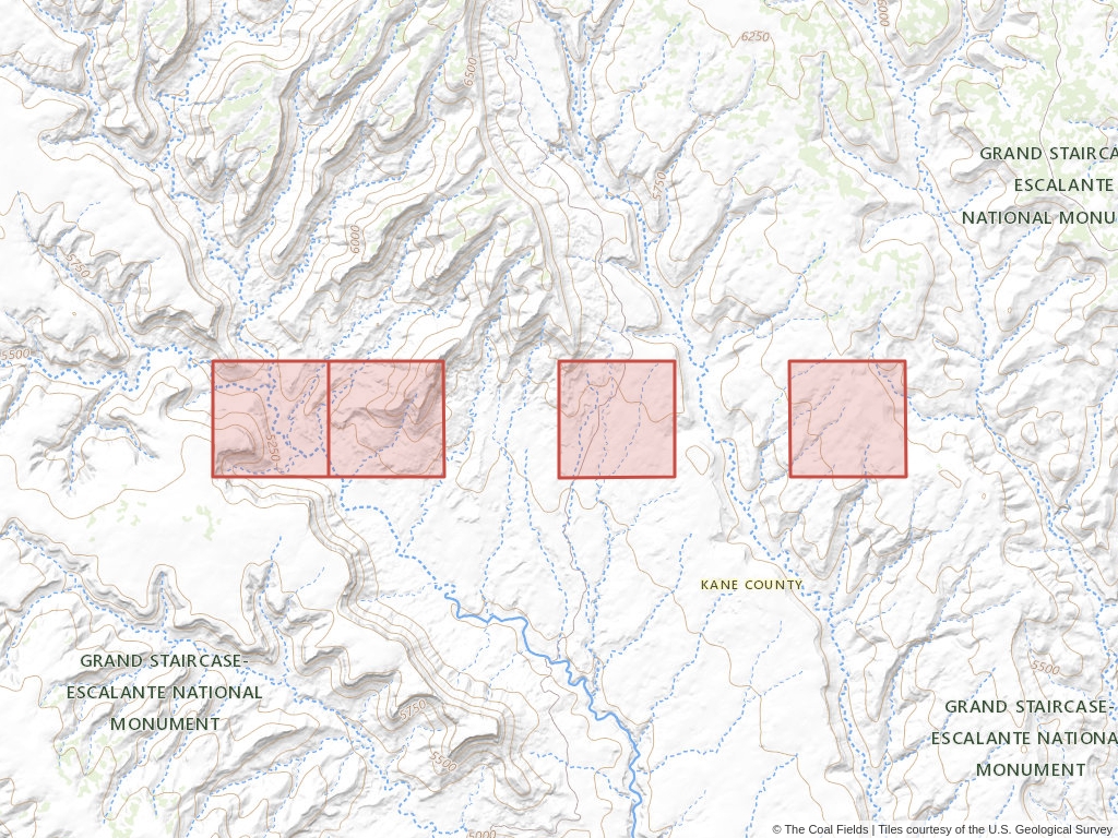 'Kaiparowits Basin Prefered Coal Lease' | 1,277 acres in Kane, Utah | Established in 1962 | 5 M Incorporated | 'UTU   0096477'