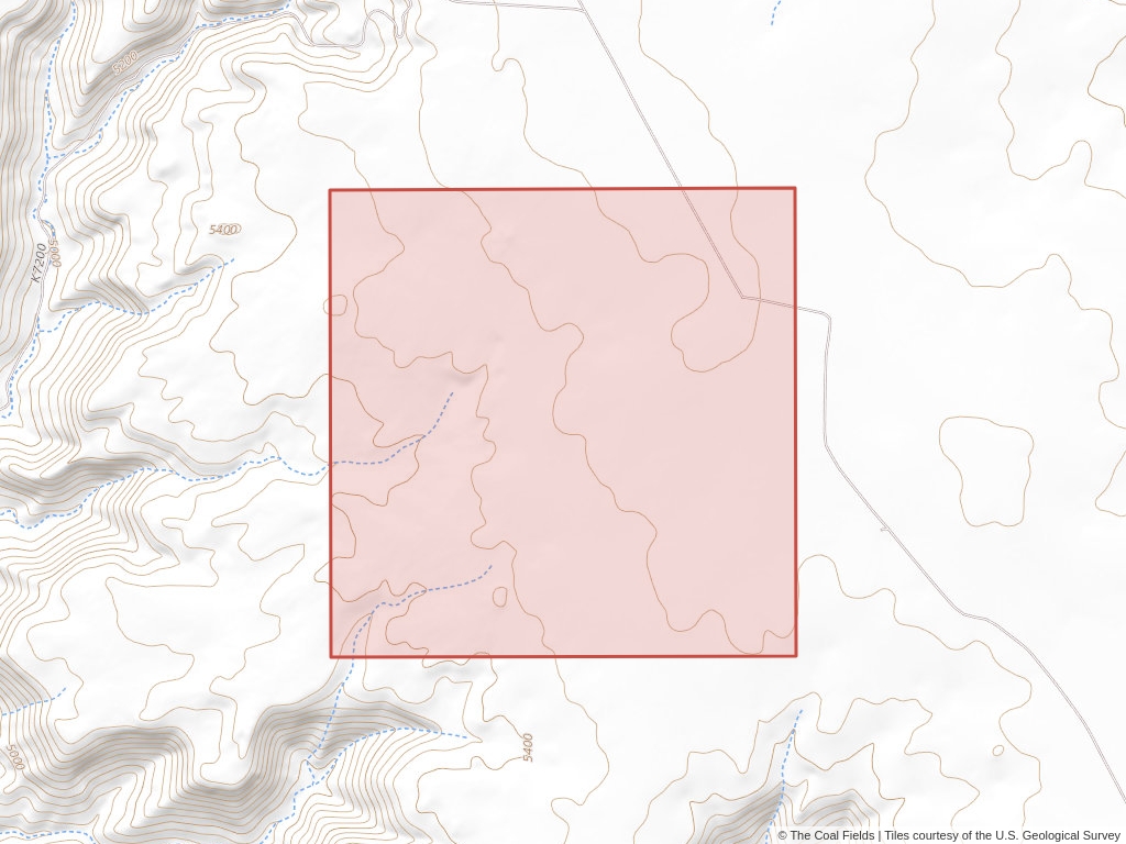'Kaiparowits Basin Prefered Coal Lease' | 640 acres in Kane, Utah | Established in 1962 | Amca Coal Leasing | 'UTU   0096486'