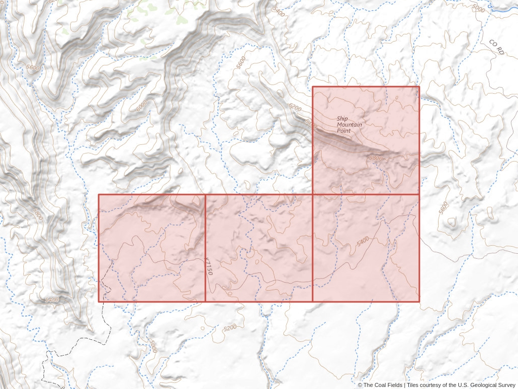 'Kaiparowits Basin Prefered Coal Lease' | 2,560 acres in Kane, Utah | Established in 1962 | Amca Coal Leasing | 'UTU   0096494'