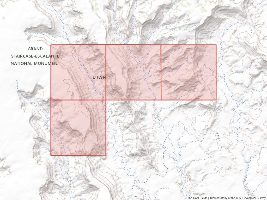 'Smoky Hollow Prefered Coal Lease' | 2,560 acres in Kane, Utah | Established in 1962 | Amca Coal Leasing | 'UTU   0096495'