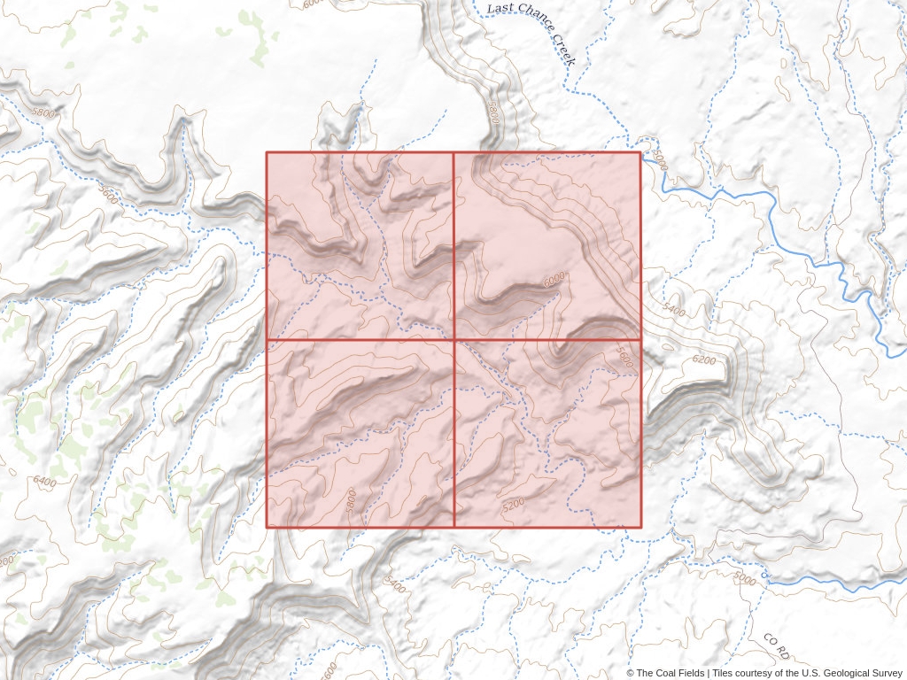 'Kaiparowits Basin Prefered Coal Lease' | 2,560 acres in Kane, Utah | Established in 1962 | Amca Coal Leasing | 'UTU   0096496'