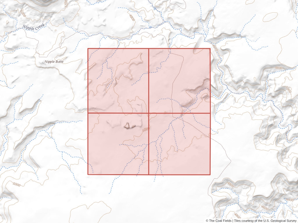 'Kaiparowits Basin Prefered Coal Lease' | 1,479 acres in Kane, Utah | Established in 1962 | Amca Coal Leasing | 'UTU   0096509'