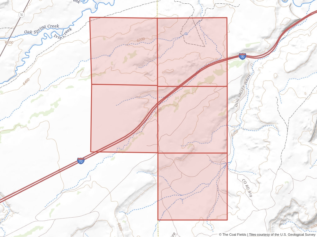 'Uinta Basin Prefered Coal Lease' | 2,314 acres in Emery, Utah | Established in 1962 | Consolidation Coal | 'UTU   0101214'