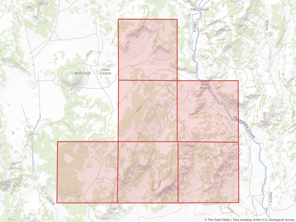 'Kaiparowits Basin Prefered Coal Lease' | 1,529 acres in Kane, Utah | Established in 1963 | Gayland Coal Inc. | 'UTU   0105404'
