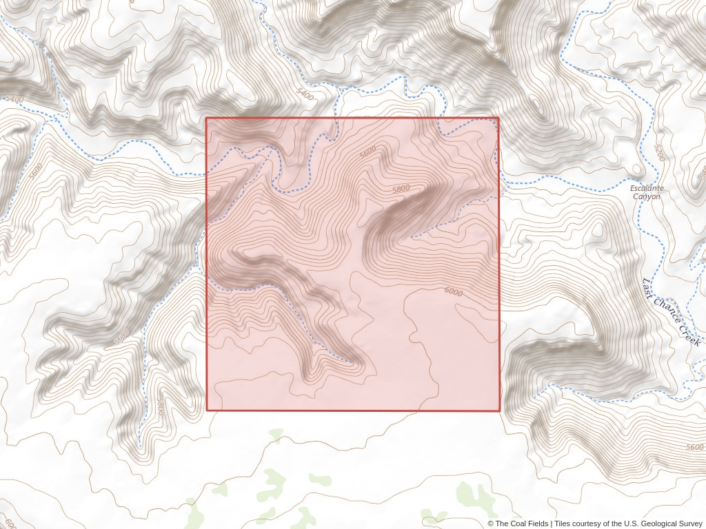 'Kaiparowits Basin Prefered Coal Lease' | 640 acres in Kane, Utah | Established in 1963 | Swanton Energy Resources | 'UTU   0115833'
