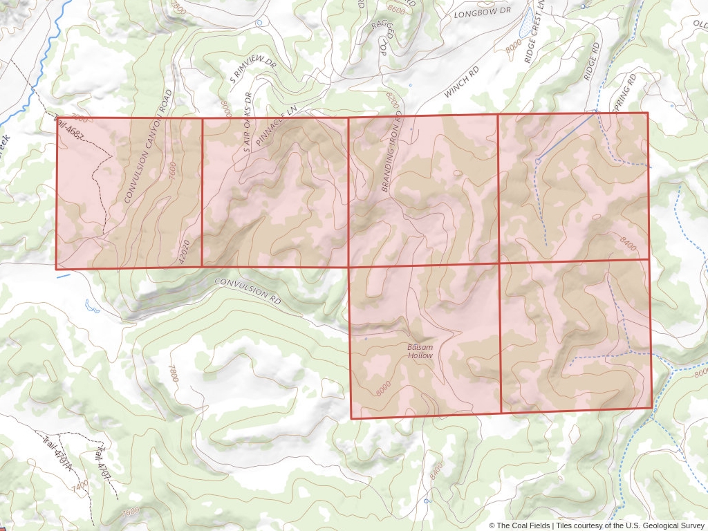 'Uinta Basin Prefered Coal Lease' | 1,545 acres in Sevier, Utah | Established in 1964 | BHP Petroleum Inc. (Americas) | 'UTU   0141176'