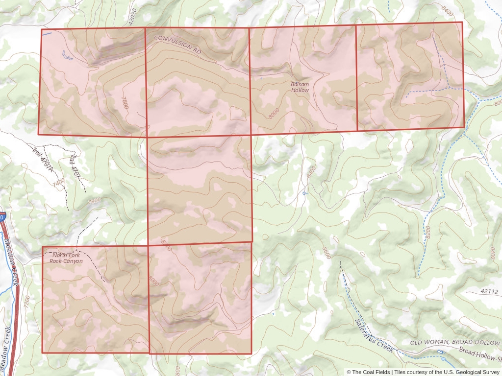 'Uinta Basin Prefered Coal Lease' | 1,976 acres in Sevier, Utah | Established in 1964 | BHP Petroleum Inc. (Americas) | 'UTU   0141178'