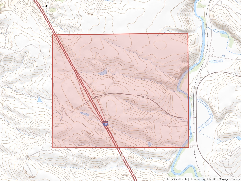 'Powder River Basin Coal Lease' | 80 acres in Sheridan, Wyo. | Established in 1925 | Big Horn Coal Company | 'WYB   0025369'