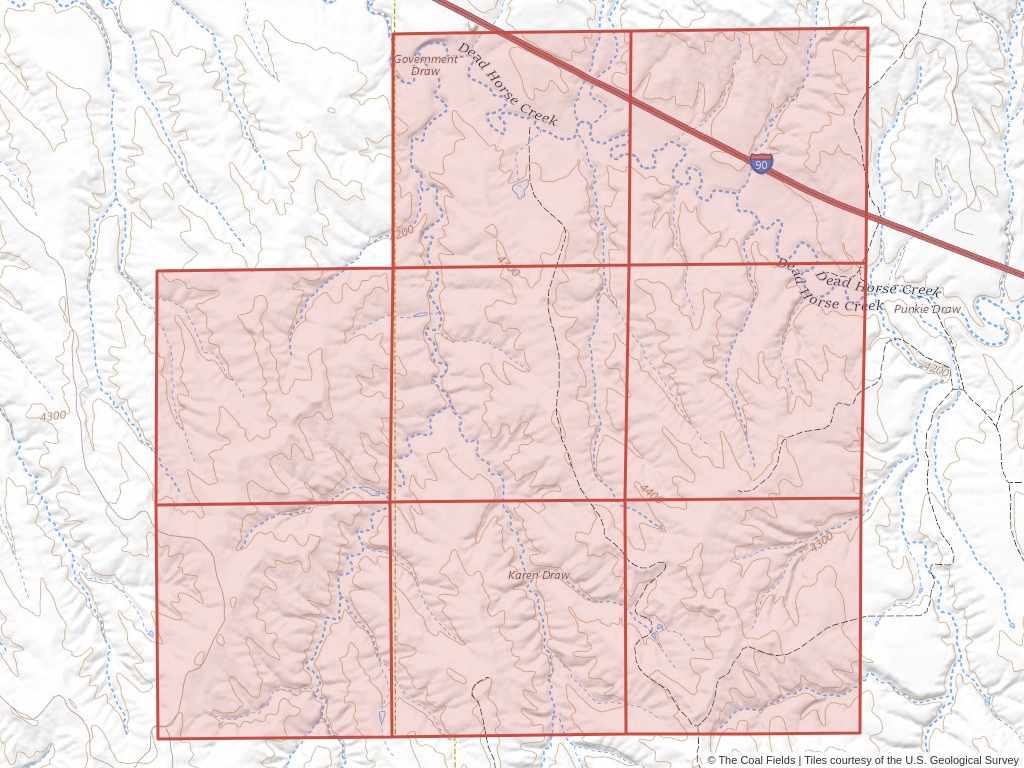 'Powder River Basin Prefered Coal Lease' | 4,160 acres in Johnson, Wyo. | Established in 1966 | John S. Wold | 'WYW    001595'
