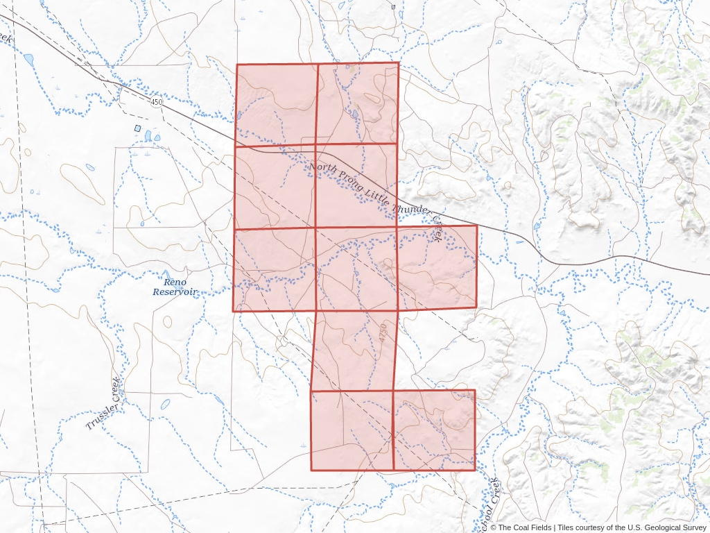 'Powder River Basin Coal Prospecting Permit' | 2,280 acres in Campbell, Wyo. | Established in 1968 | Atlantic Richfield Company | 'WYW    016876'