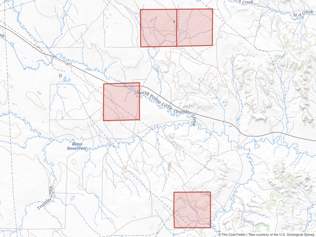 'Powder River Basin Coal Prospecting Permit' | 240 acres in Campbell, Wyo. | Established in 1970 | Atlantic Richfield Company | 'WYW    023932'
