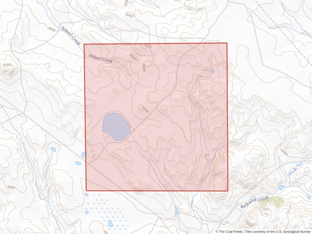 'Powder River Basin Prefered Coal Lease' | 164 acres in Campbell, Wyo. | Established in 1968 | Powder River Coal Company | 'WYW    025718'