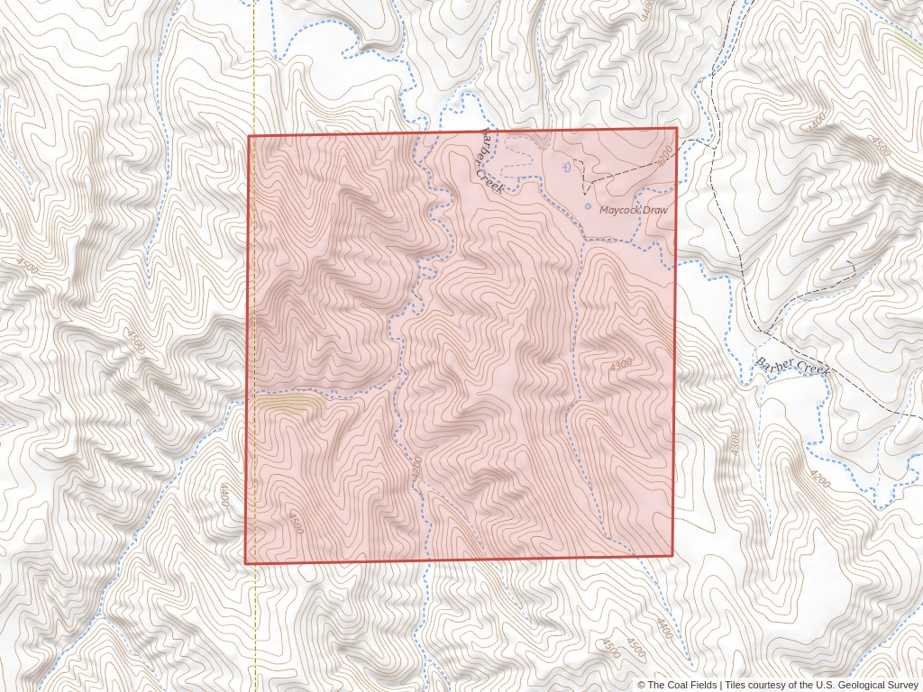 'Powder River Basin Prefered Coal Lease' | 400 acres in Johnson, Wyo. | Established in 1966 | John S. Wold | 'WYW    059444'