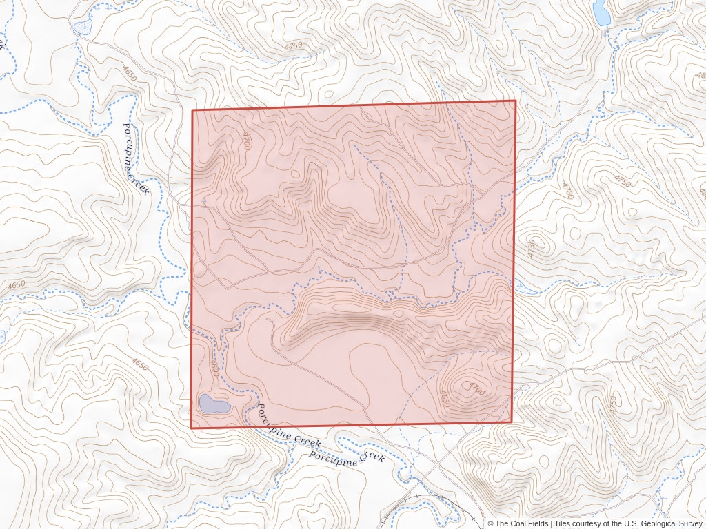 'Powder River Basin Prefered Coal Lease' | 118 acres in Campbell, Wyo. | Established in 1969 | North Antelope Coal | 'WYW    060638'