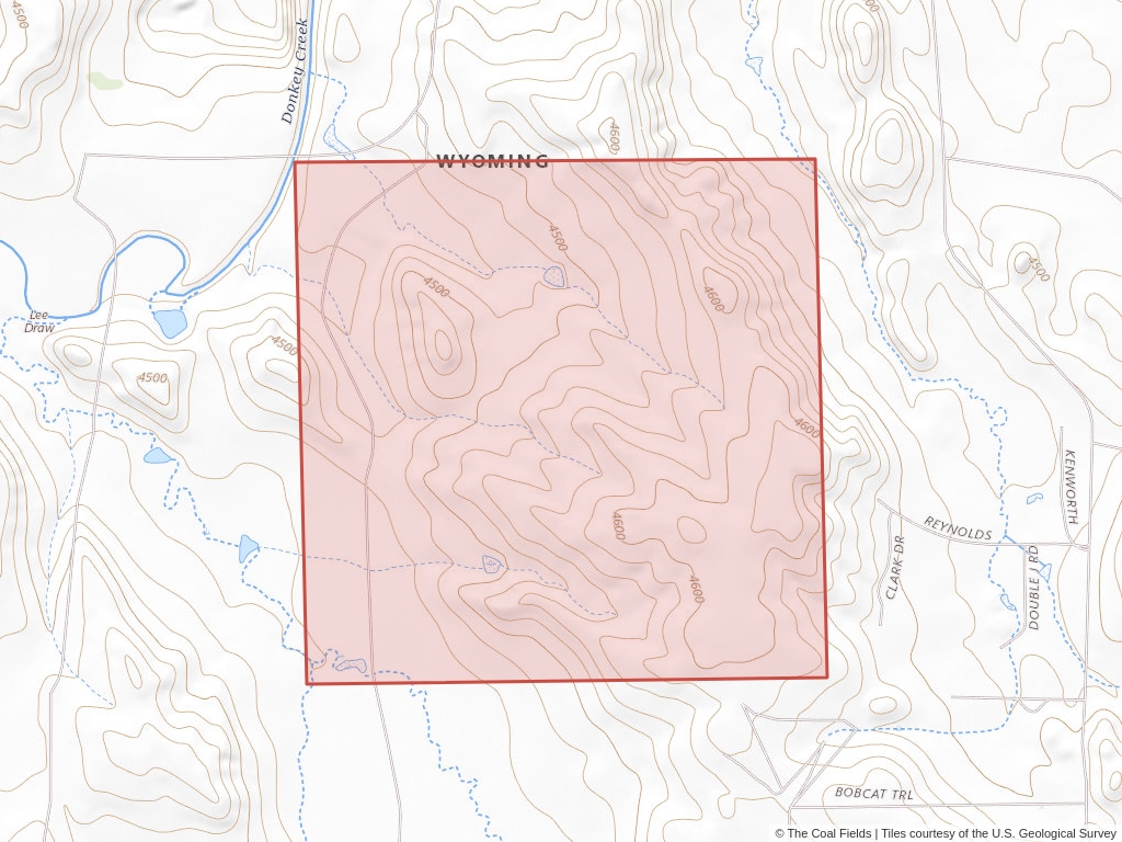'Wyodak Mine Regional Coal Lease' | 320 acres in Campbell, Wyo. | Established in 1982 | Wyodak Resources Development | 'WYW    078630'