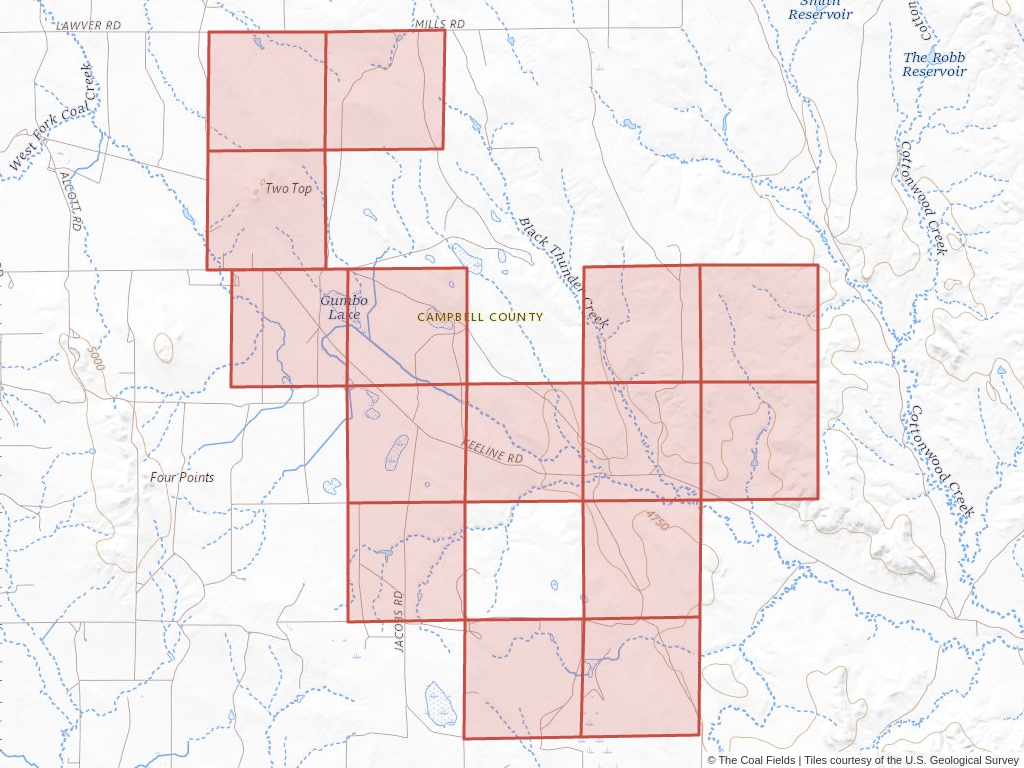 'Powder River Basin Coal Exploration License' | 3,576 acres in Campbell, Wyo. | Established in 1985 | Neil Butte Company | 'WYW    094690'