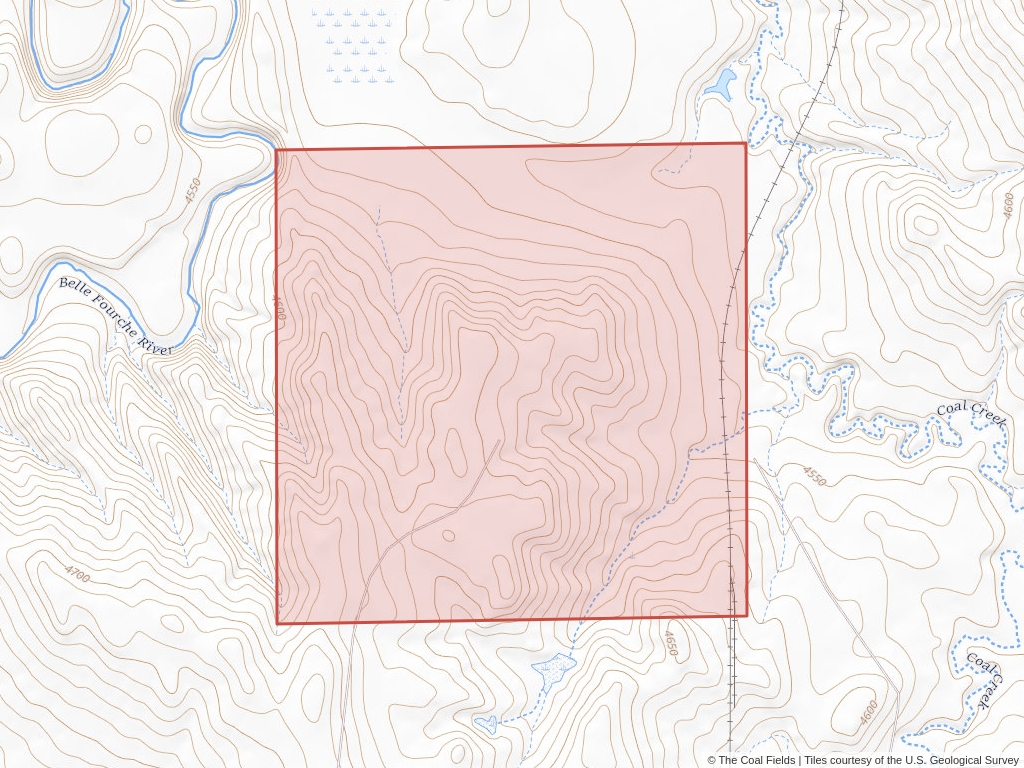 'Powder River Basin Coal Exploration License' | 487 acres in Campbell, Wyo. | Established in 1989 | Cordero Mining Company | 'WYW    116383'