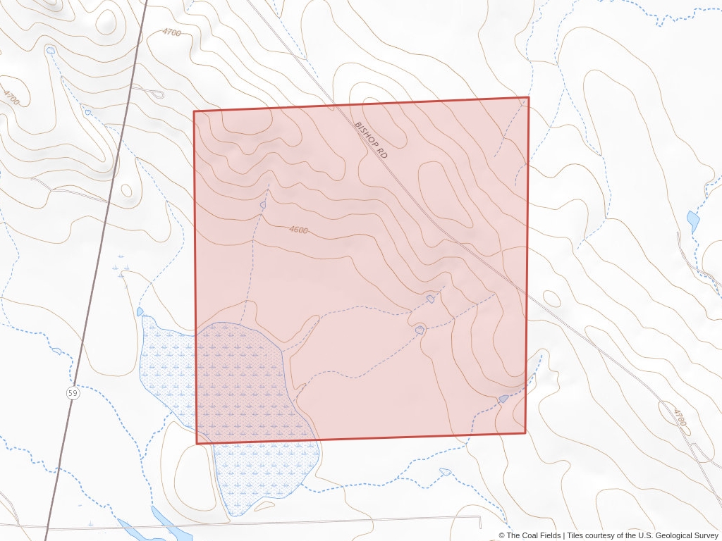 'Powder River Basin Coal Exploration License' | 41 acres in Campbell, Wyo. | Established in 1989 | Carter Mining Company | 'WYW    117507'