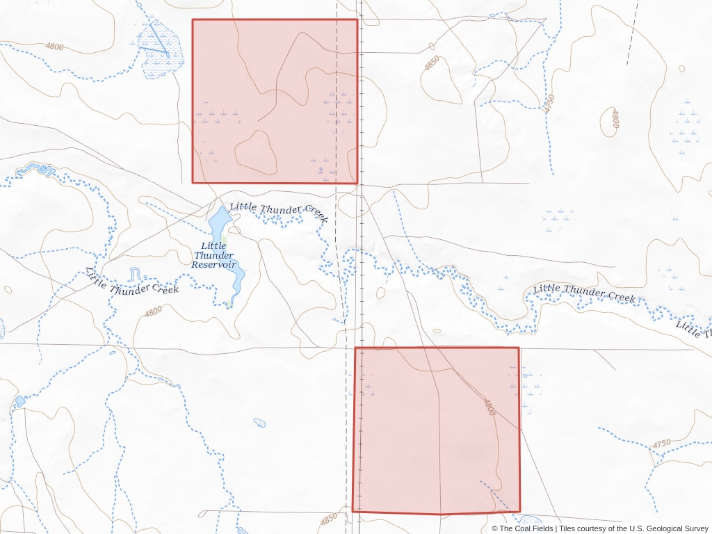 'Powder River Basin Coal Exploration License' | 84 acres in Campbell, Wyo. | Established in 1989 | Thunder Basin Coal | 'WYW    118939'